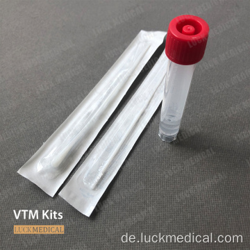 Virus -Probe -Sammlung Medienröhre VTM Kit CE